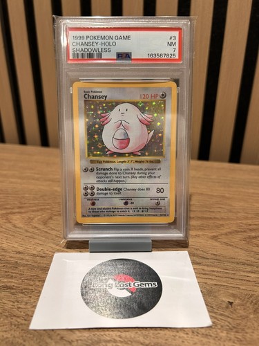 Chansey (Shadowless) graded PSA 7 for sale on eBay