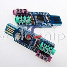 10/20/50 CM108 USB Sound Card Driver Free Laptop Computer External Sound Card