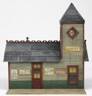 HO scale FOS Scale Models Kit of the Month #27 Juniper Depot built and weathered — photo 2