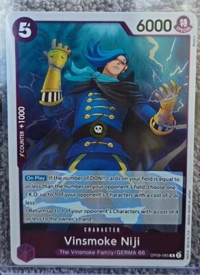 VINSMOKE NIJI OP06-065 R HOLO RARE WINGS OF THE CAPTAIN ENG ONE