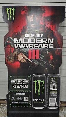 Call Of Duty Monster Energy Drink 3D Standee GAMEROOM* NEW