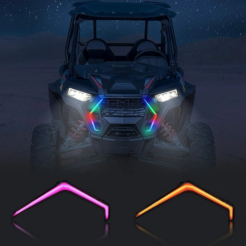 Luz de destaque KEMIMOTO RGB Fang para 2019-2023 Polaris RZR XP 1000/Turbo S 2884871 - Imagem 3 de 4