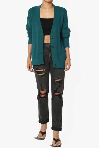 TheMogan Distressed Ripped Destroyed Shredded Mid Rise Ankle Girlfriend Jeans - Picture 36 of 37