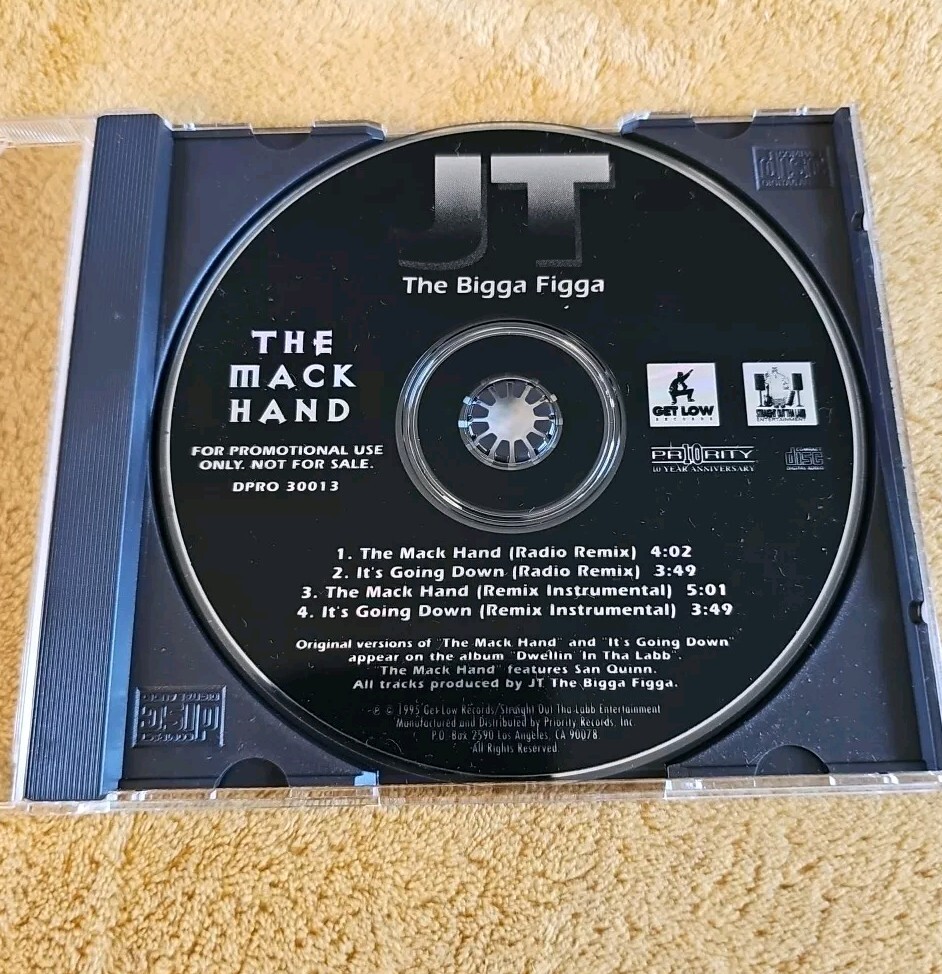 JT THE BIGGA FIGGA The Mack Hand 1995 Promo CD Get Low Records | eBay