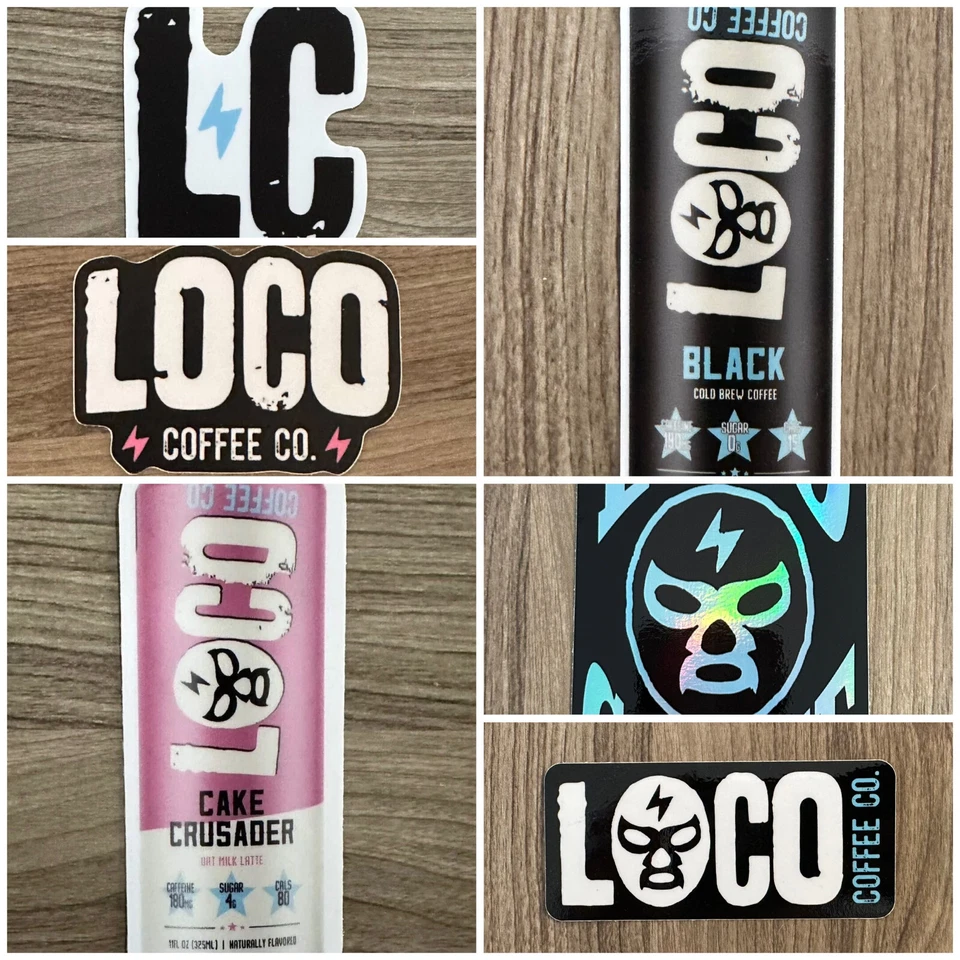 Authentic Loco Coffee Sticker Decal PICK & CHOOSE Stickers