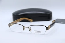 NEW COACH HC 5027B 9094 BROWN HAVANA GOLD AUTHENTIC FRAMES EYEGLASSES 50-17 !