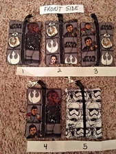 Star Wars Clip On Zipper Pouch Inhaler Case Gift Card Holder Money Key Bag Toys