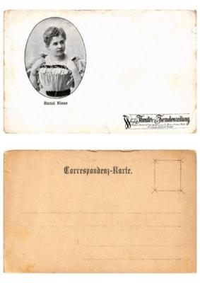 Old postcard AK Hansi Niese THEATER (612377)