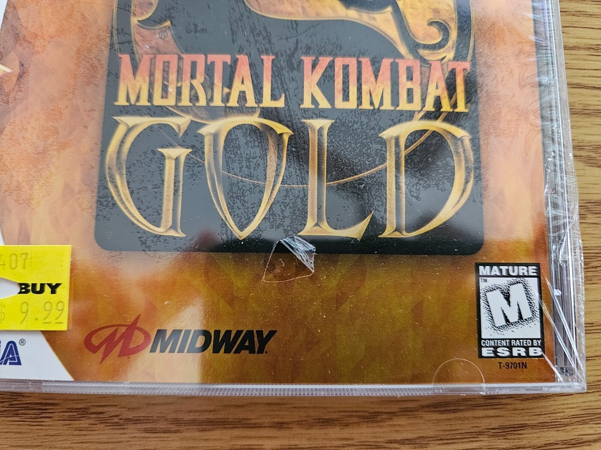 MORTAL KOMBAT GOLD 北米版Dreamcast Mortal Kombat Gold (Sega Dreamcast, 1999) BRAND NEW FACTORY