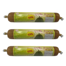 Thai Durian Paste Monthong King Fruit Premium Dessert Sweet Snack 300 g x 3 pcs.