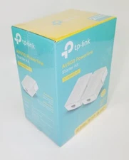 TP-Link AV600 Powerline Starter Kit - White SEALED NEW 