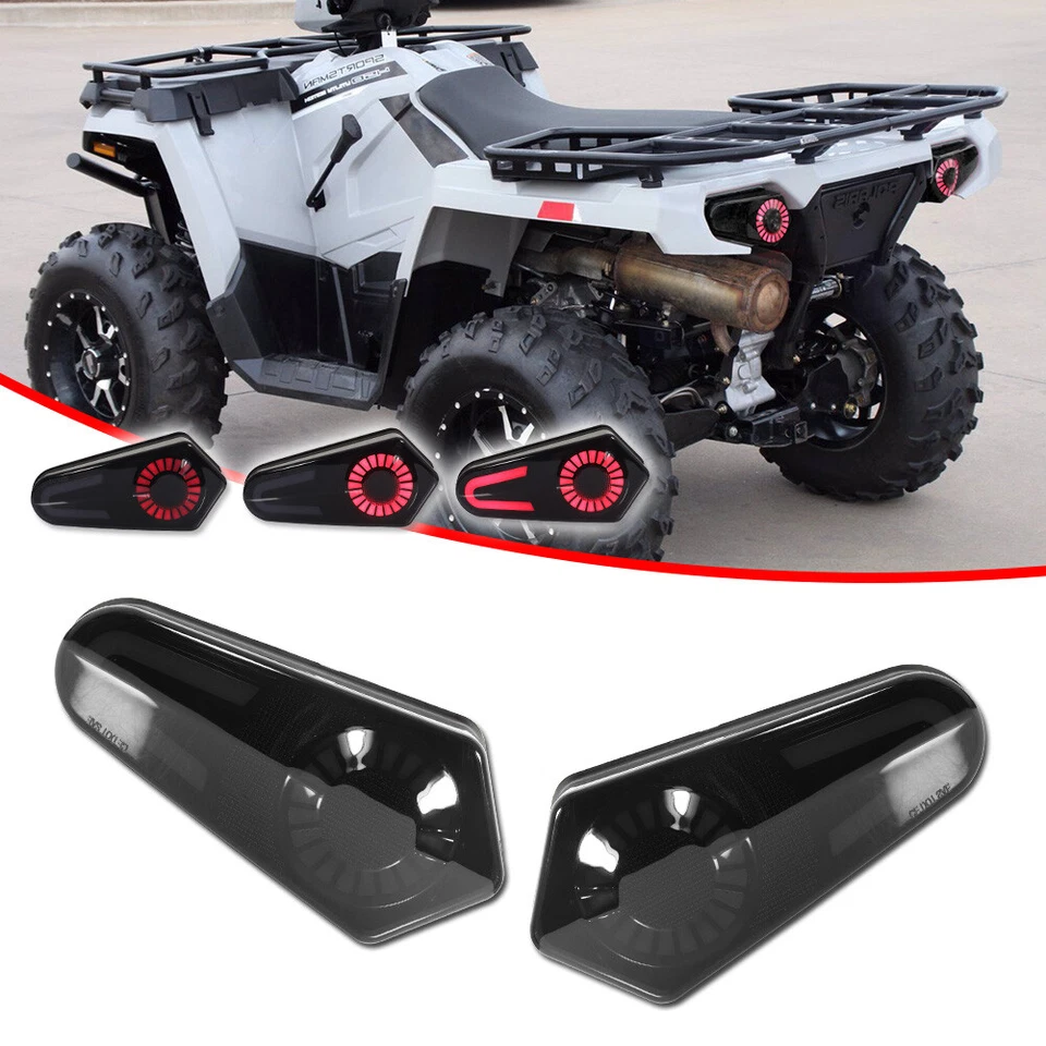 For Polaris Sportsman 500/550/1000 RZR 570 Smoke LED Tail Signal Light Lamp Pair - Bild 3 von 4