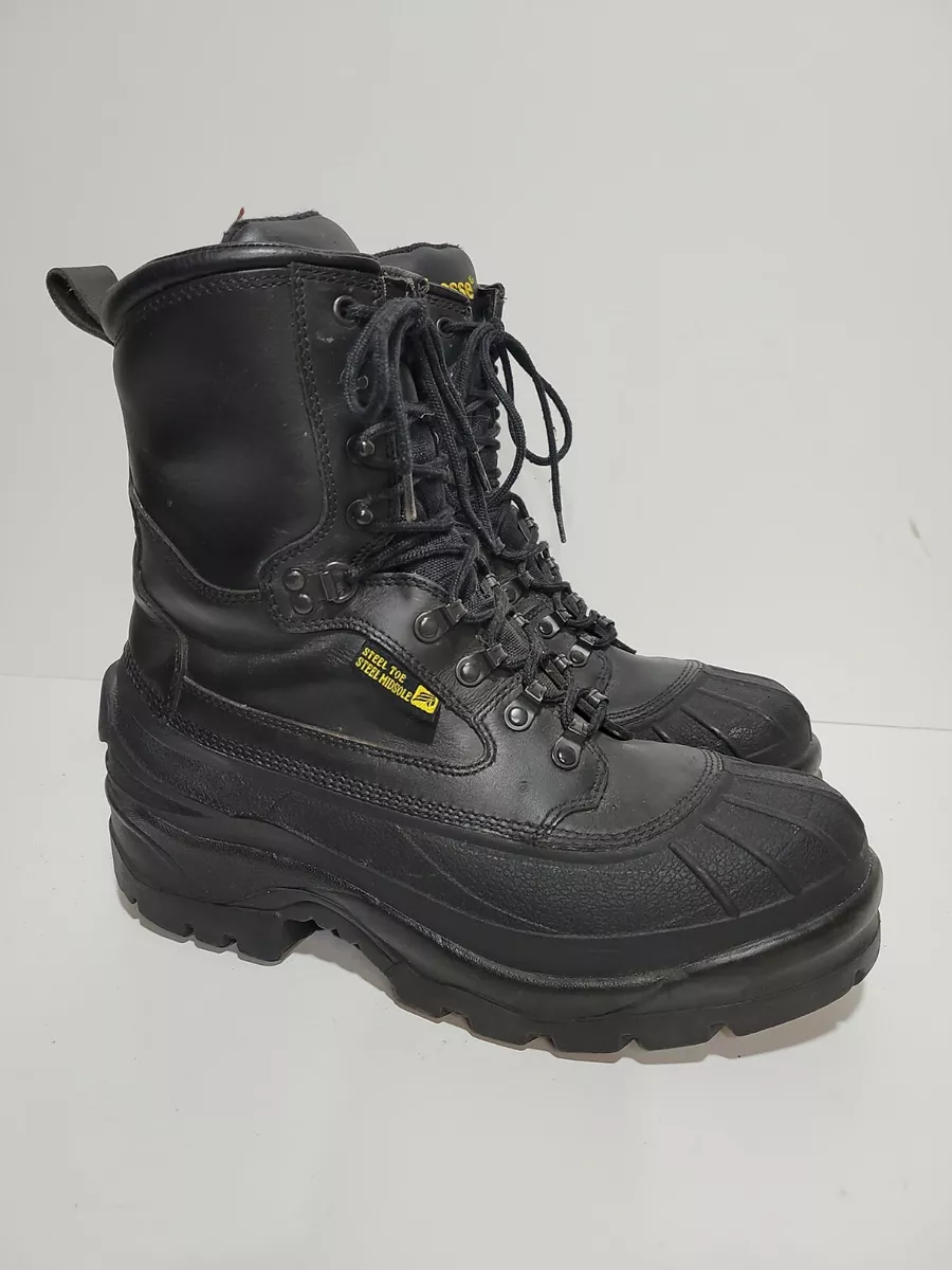 Lacrosse leather steel on sale toe boots