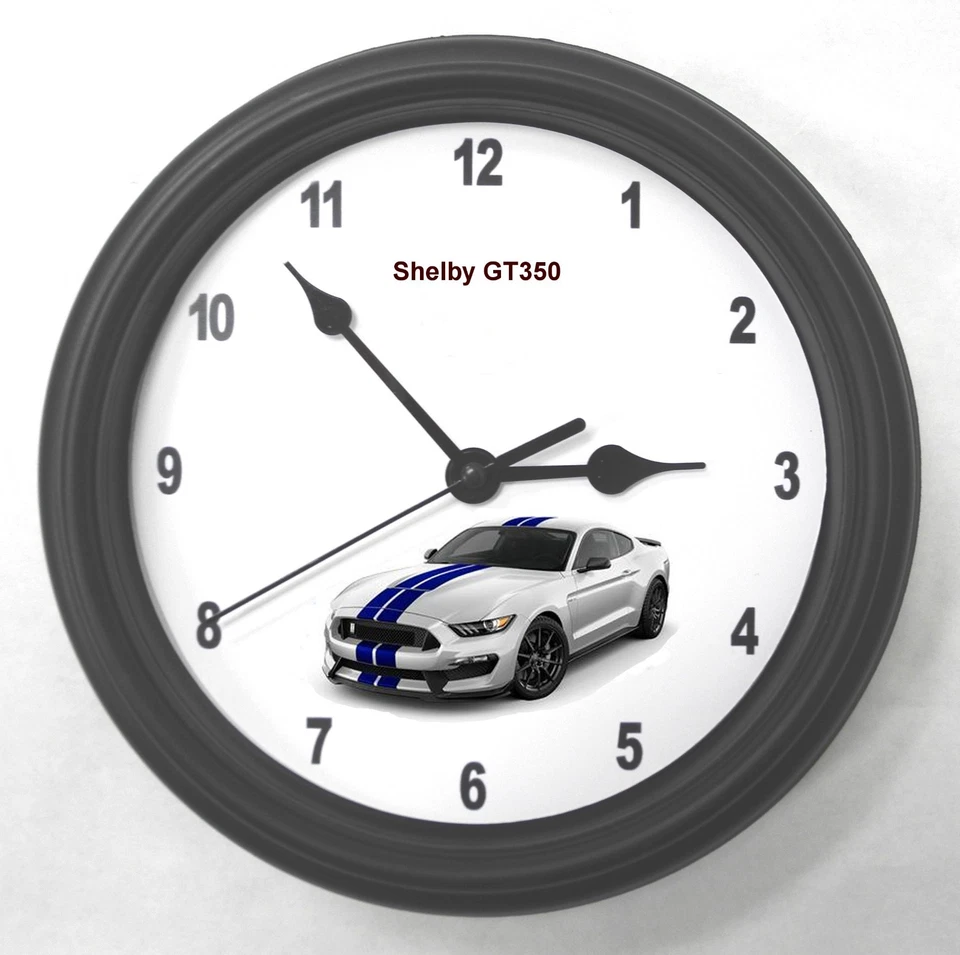 ISI Ford Mustang Shelby GT350 Garage Wall Clock New Great Gift!