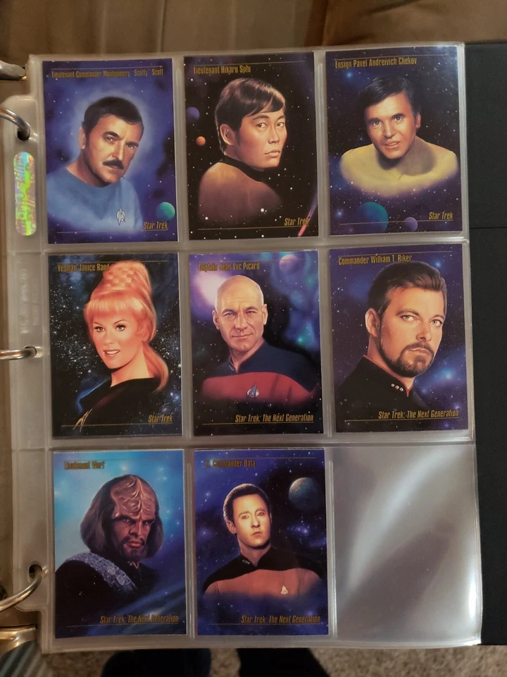 Star Trek Edition Master Séries 1993 Skybox 90 Card Set +5 Spectra Cards S1-S5 - Image 3 of 4