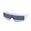 Lunettes Soleil Rétro 80s - Style Robot / Daft Punk / Fluo - Monture Enveloppante