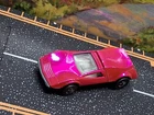 HOT WHEELS REDLINE TRI-BABY HOT PINK W/ WHITE INT.