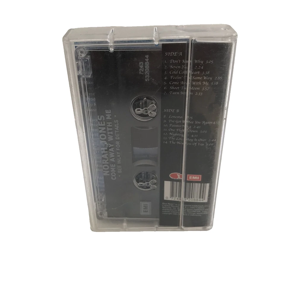 Norah Jones - Come Away With Me - 2002 Cassette Tape - Image 3 of 4