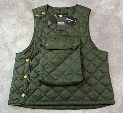 BARBOUR×ENGINEERED GARMENTS QUILTEDVEST Barbour x Engineered Garments Pop Quilted Vest NEW WITH TAGS | eBay