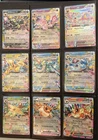 Pokemon Prismatic Evolutions - 9 Card Complete Eeveelution EX Set NM