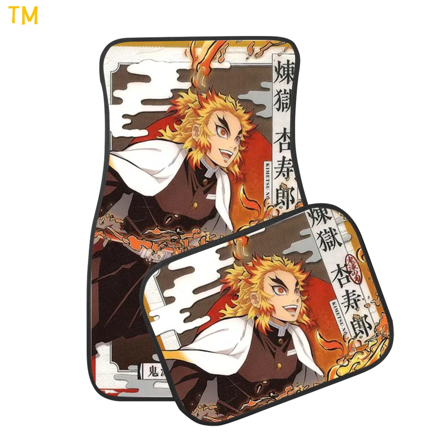 Kimetsu no Yaiba Car Floor Mats Set