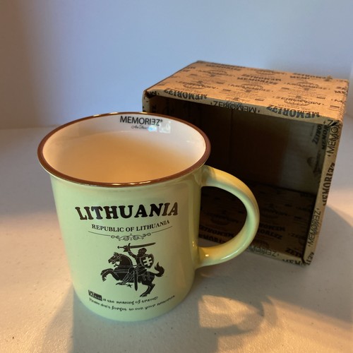 Memoriez Republik Litauen Geschichte Tasse Kaffeetasse Souvenir - Bild 3 von 7