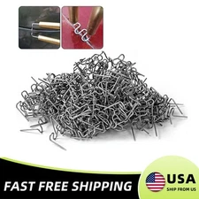 1000* 0.8mm Hot Staples Plastic Welding Wave Stapler For Car Bumper Repair Kit