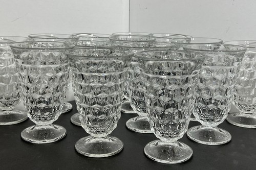 Fostoria American Klar Fuß Eistee Gläser 5 3/4" Becher 14er Set