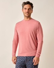 johnnie-O Basin Performance Upf Long Sleeve Sun Shirt Mauvewood Size M