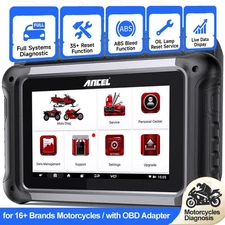 ANCEL MT700 Multi-brands Motorcycle Diagnostic Tool OBD2 Scanner All Systems