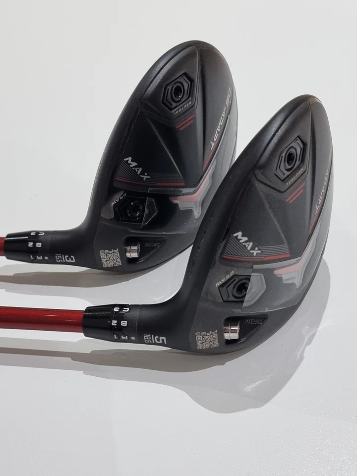 Cobra DS Adapt Max Fairway Wood Set * 3 & 5 * Denali Regular Flex Shafts * VGC - Image 2 of 4