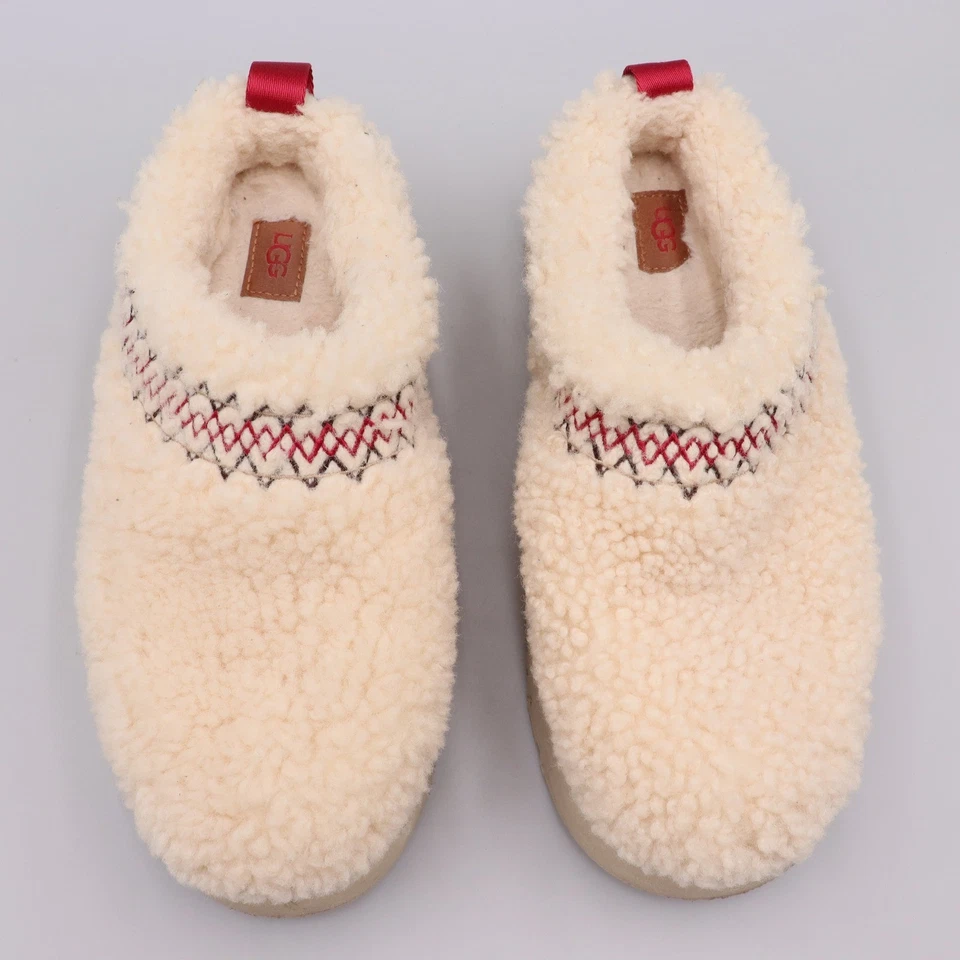 Zapatillas de plataforma UGG para mujer Tazz Heritage trenza crema natural talla 8 EE. UU. Sherpa Foto 3 de 4