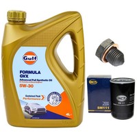 MotoröL Filter Set 5W-30 4 Liter + ÖLablassschraube FüR Audi A4 VW Passat 1.6