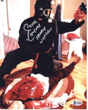 Peter Cowper Signed 8x10 Harry Warden My Bloody Valentine Beckett COA