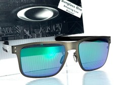 NEW Oakley HOLBROOK METAL Gunmetal POLARIZED Galaxy Jade Mirror Sunglass 4123