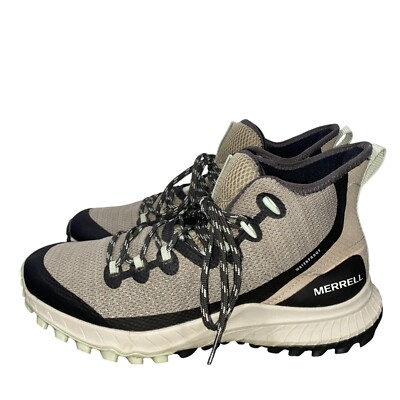 Merrell Bravada Womens waterproof mid Hiking boots J034234 Aluminum Black 9.5