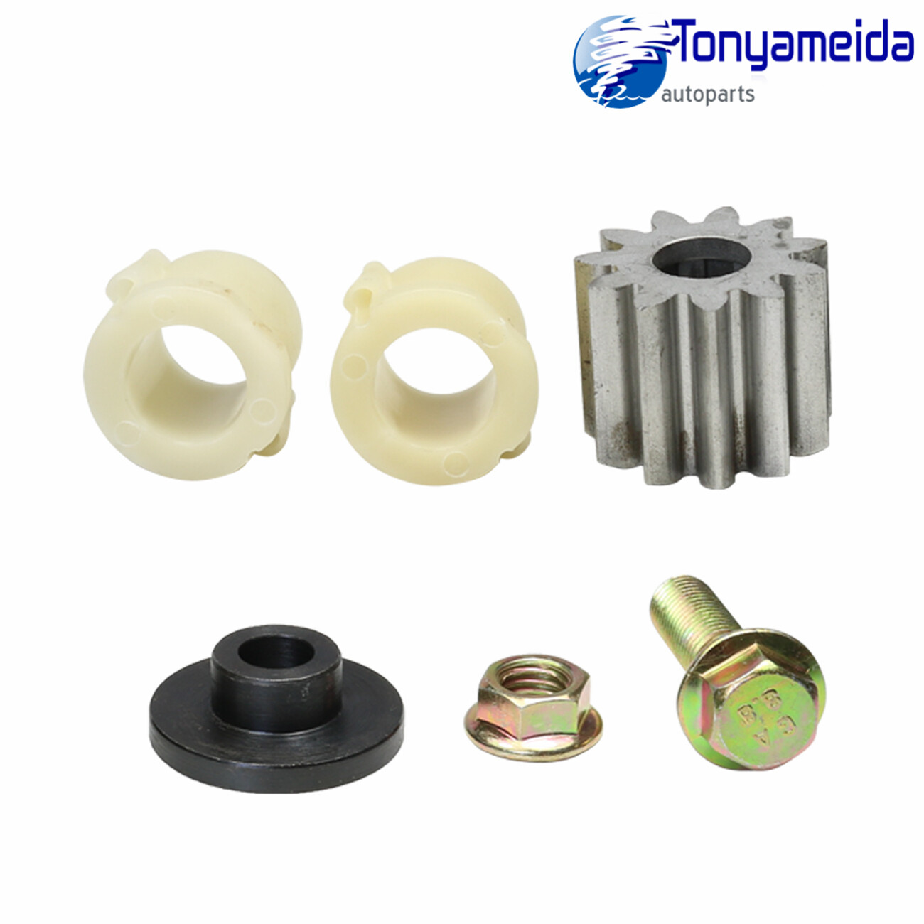 Steering Sector & Pinion Gear W/Bushings For John Deere LA140 LA135