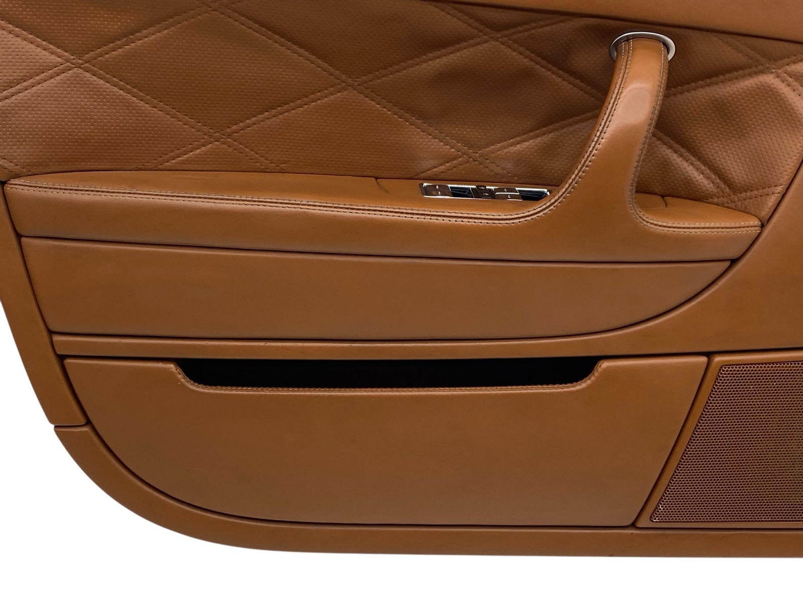 2006-2012 BENTLEY CONTINENTAL FRONT LEFT INNER DOOR TRIM PANEL | SADDLE *NOTE*