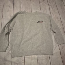VTG Cheers Tv ShowSweater Men L Gray ESY Sportswear Embroidered made in USA 80s