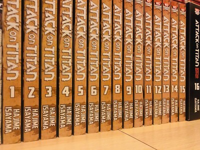 英語版　進撃の巨人　1〜17 ATTACK ON TITAN 1-17 SPECIAL Manga Set Collection Complete Run