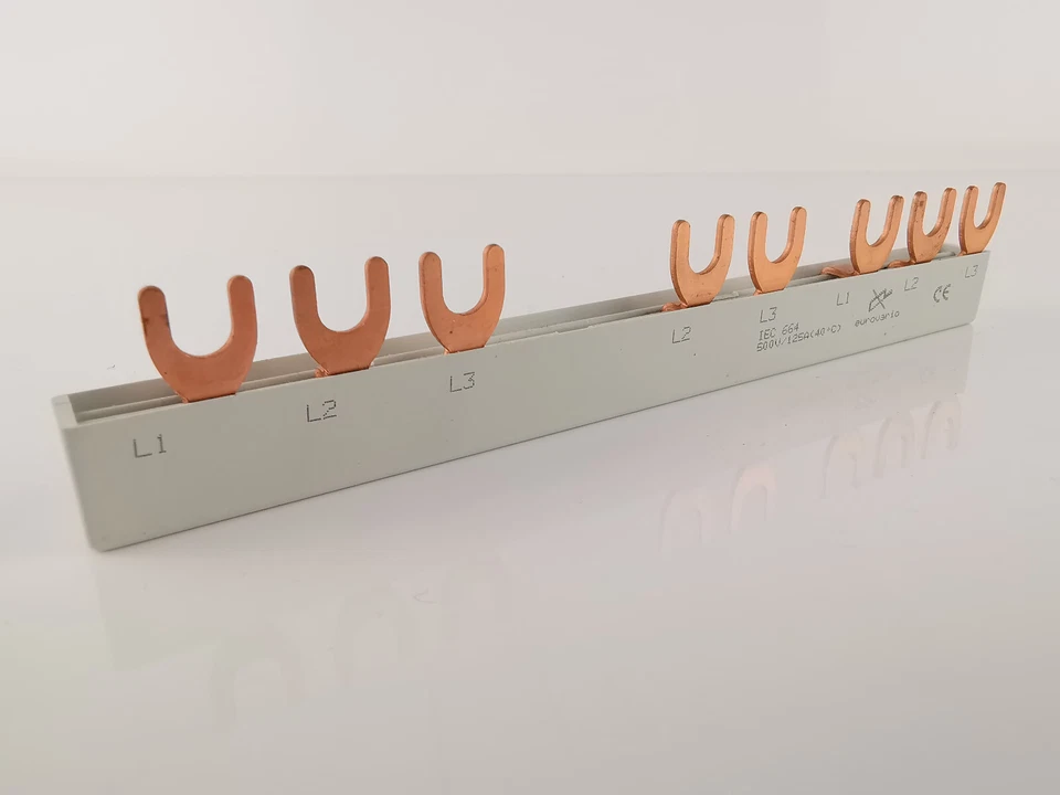 GE General Electric EV-G1FI+5LS.125 Phasenschiene 555609 Kammschiene 1 FI + 5 LS