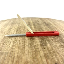 Vintage Advertising Pocket Knife USA Slide Open AC Delco Never Used Red