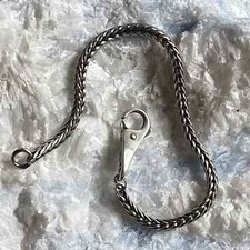 New SET Trollbeads Sterling Silver Bracelet  Plain Lock 10111 Lise Aagaard