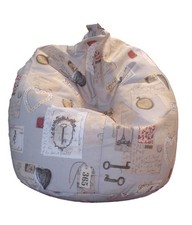 POLTRONA PERA POUF PUF PUFF SACCO SHABBY SOUVENIRS