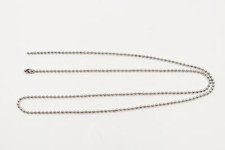 30" Inch Stainless Steel 3 2.4mm Diameter Ball Chain Made in USA - Pack of 100