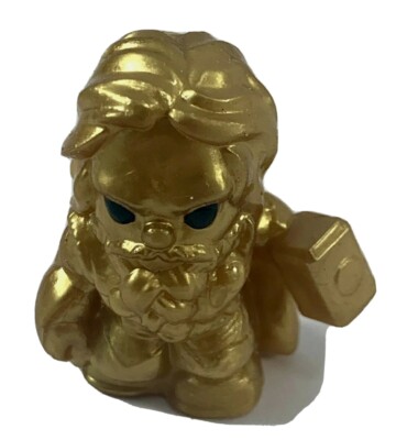 Cute Woolworths Disney Ooshies Golden Thor Gold Collection