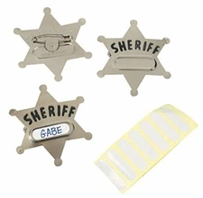 Metal Sheriff's Badges 1 Dozen