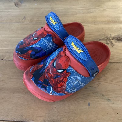 spiderman crocs size 11