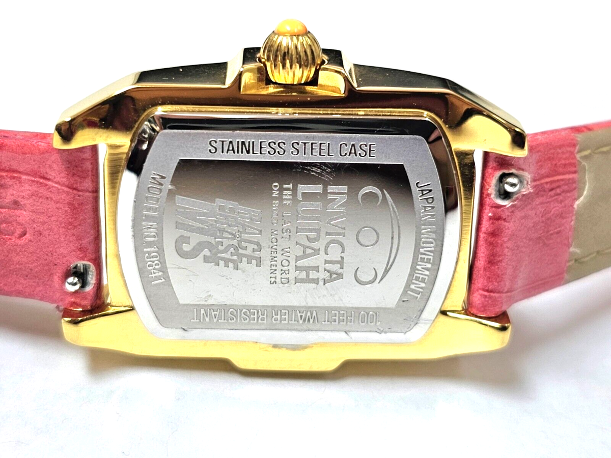 Invicta Lupah 19840 Peace & Love Ladies Quartz Watch w/ 7 Strap READ Invicta Peace And Love Watch Leather Bands Invicta 19840  main image 3