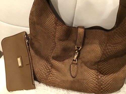 gucci jackie python bag